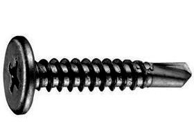 #10 X 1 PANCAKE DRILL SCREW - Steel
