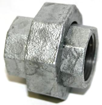 3/4 PIPE UNION SCHEDULE 40 GALV - Galvanized
