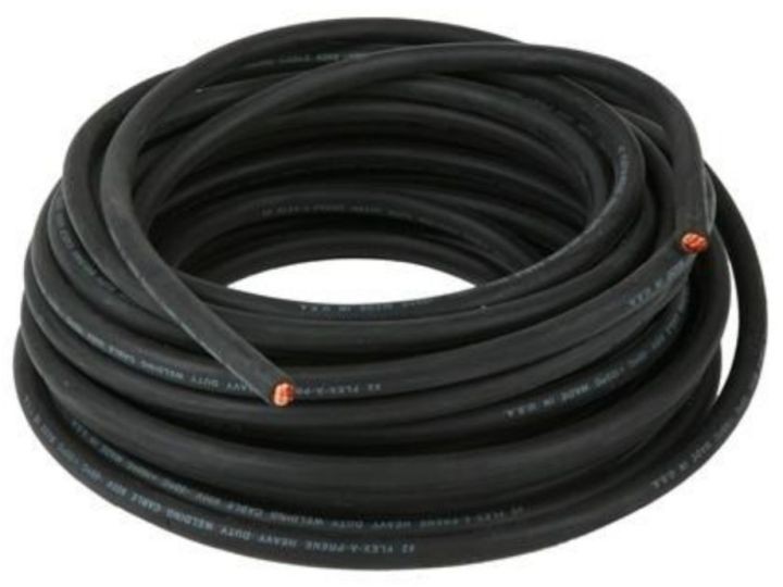 2GA WELDING CABLE BLACK PER FT - Welding Cable