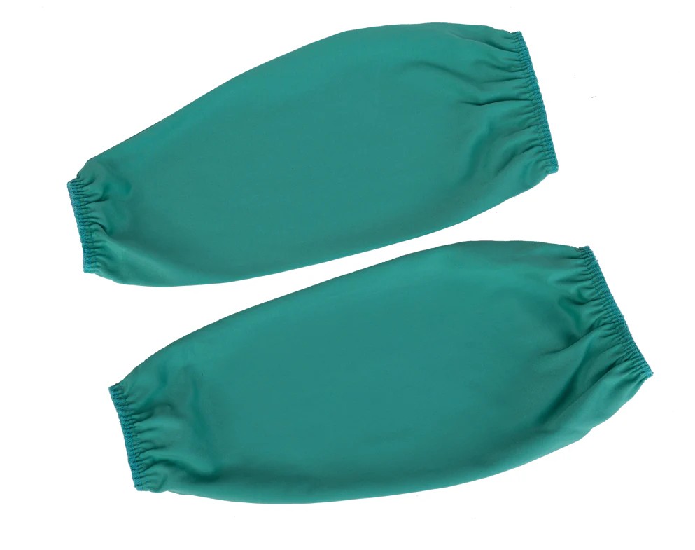 COTTON WELDING SLEEVES 18" GREEN - Welding Clothing